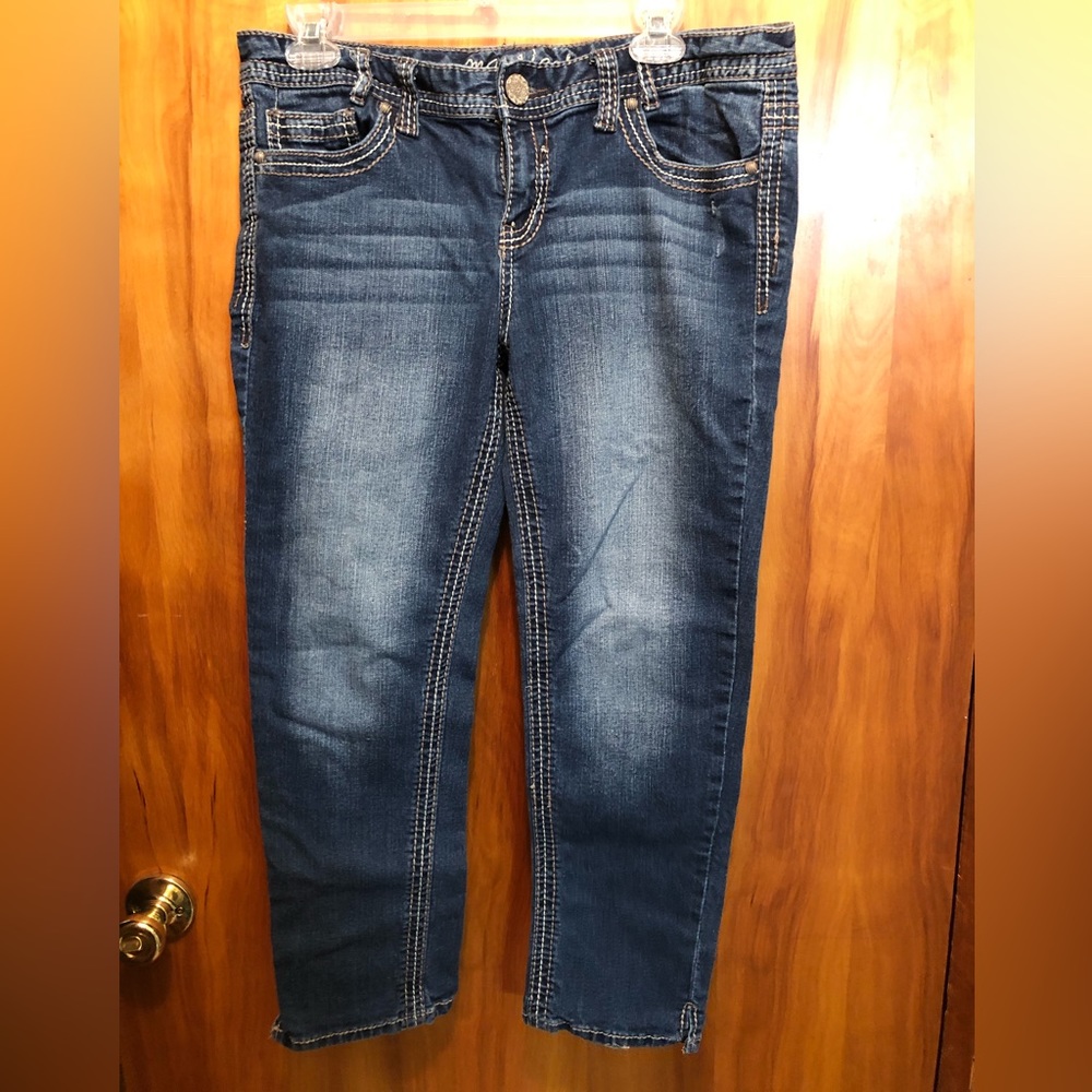 Maurice denim capris
